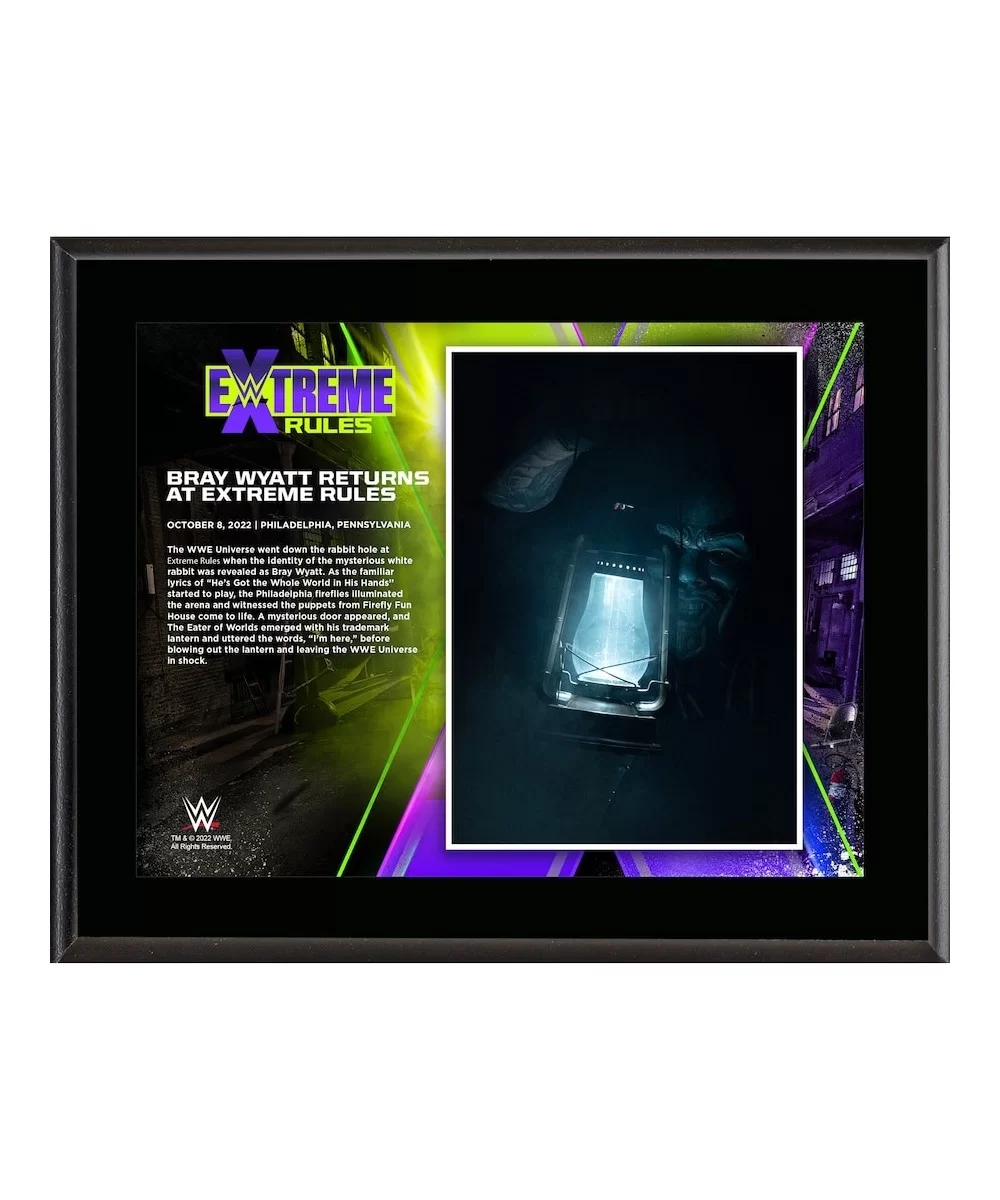 Bray Wyatt 10.5" x 13" 2022 Extreme Rules Sublimated Plaque $8.40 Home & Office