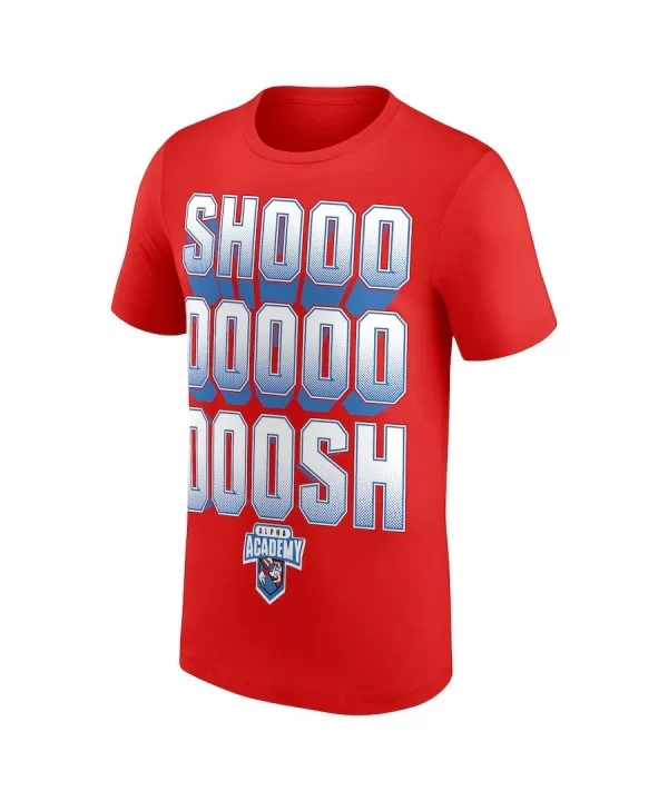 Men's Red Alpha Academy Shoooosh T-Shirt $9.36 T-Shirts