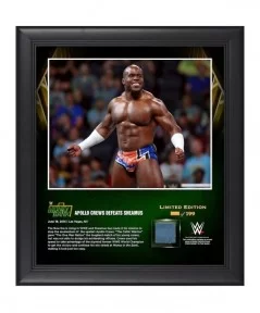 Apollo Crews Framed 15" x 17" 2016 Money In The Bank Collage with a Piece of Match-Used Canvas - Limited Edition of 199 $27.4...