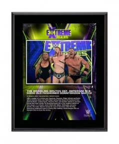 The Brawling Brutes 10.5" x 13" 2022 Extreme Rules Sublimated Plaque $11.04 Home & Office