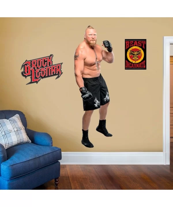 Fathead Brock Lesnar Beast Incarnate Three-Piece Removable Wall Decal Set $43.24 Home & Office