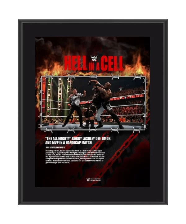 Bobby Lashley 10.5" x 13" 2022 Hell in a Cell Sublimated Plaque $12.00 Collectibles