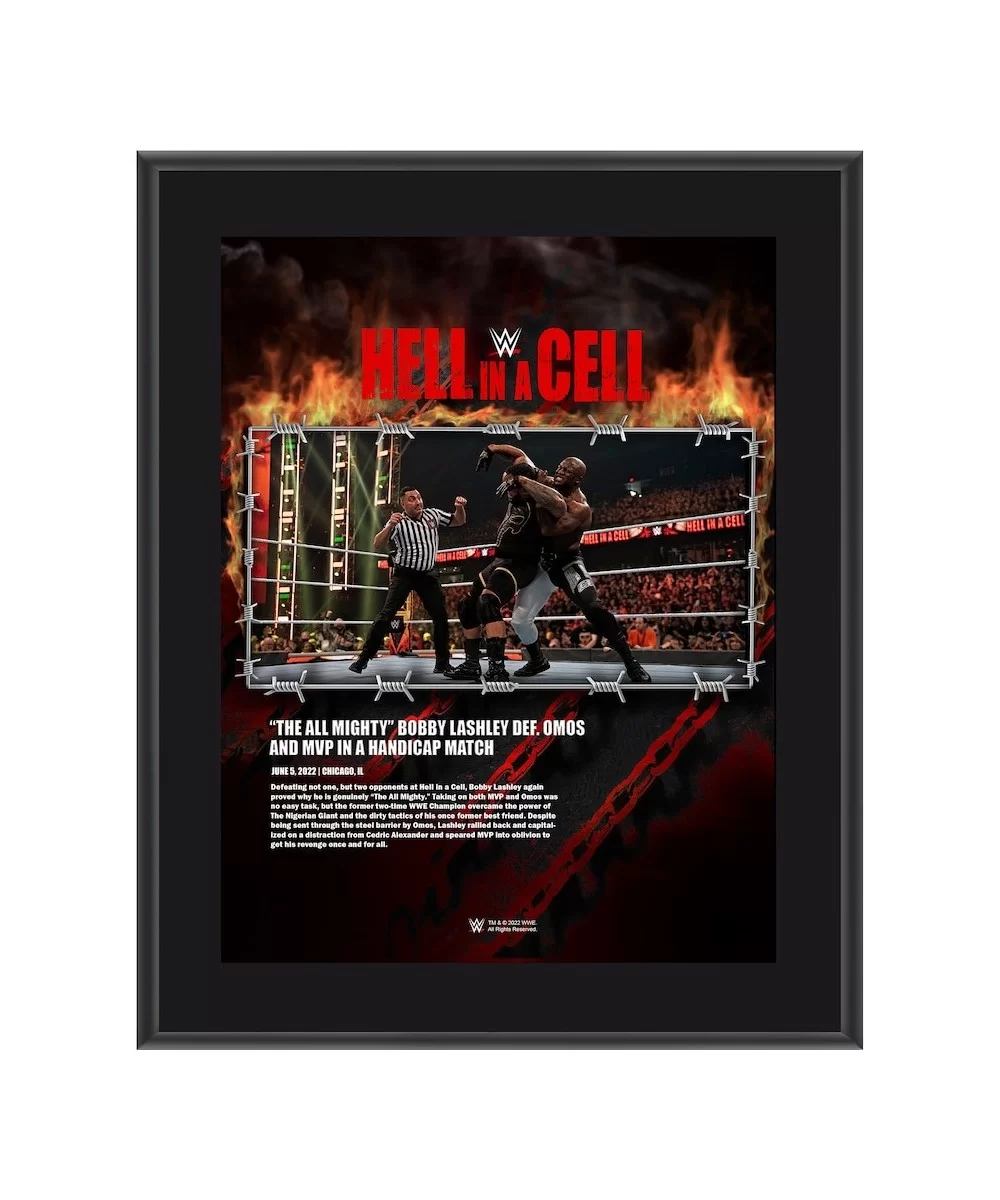 Bobby Lashley 10.5" x 13" 2022 Hell in a Cell Sublimated Plaque $12.00 Collectibles