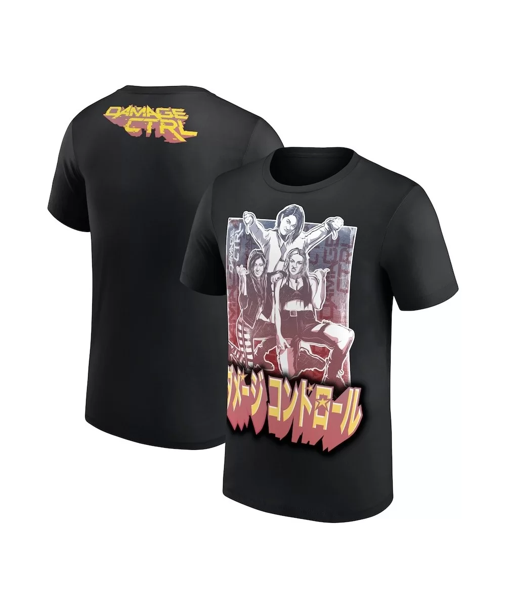 Youth Black Damage CTRL Kanji T-Shirt $9.18 T-Shirts