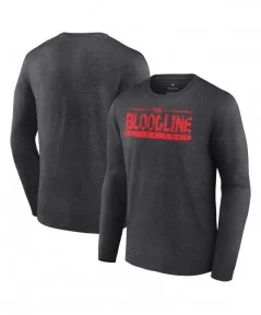 Men's Fanatics Branded Charcoal The Bloodline We The Ones Logo Long Sleeve T-Shirt $12.04 T-Shirts