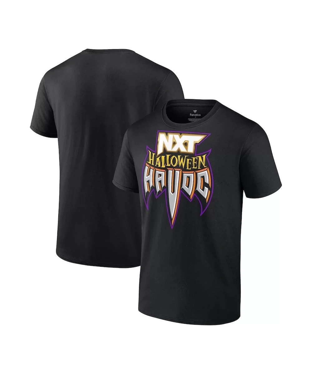 Men's Fanatics Branded Black NXT Halloween Havoc Official Logo T-Shirt $11.28 T-Shirts