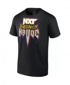 Men's Fanatics Branded Black NXT Halloween Havoc Official Logo T-Shirt $11.28 T-Shirts