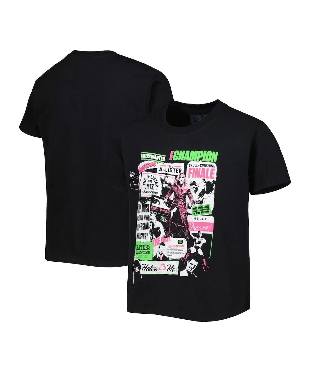 Youth Black The Miz Most Must-See WWE Superstar T-Shirt $5.50 T-Shirts