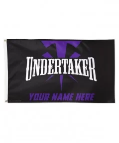 WinCraft The Undertaker 3' x 5' One-Sided Deluxe Personalized Flag $20.00 Home & Office