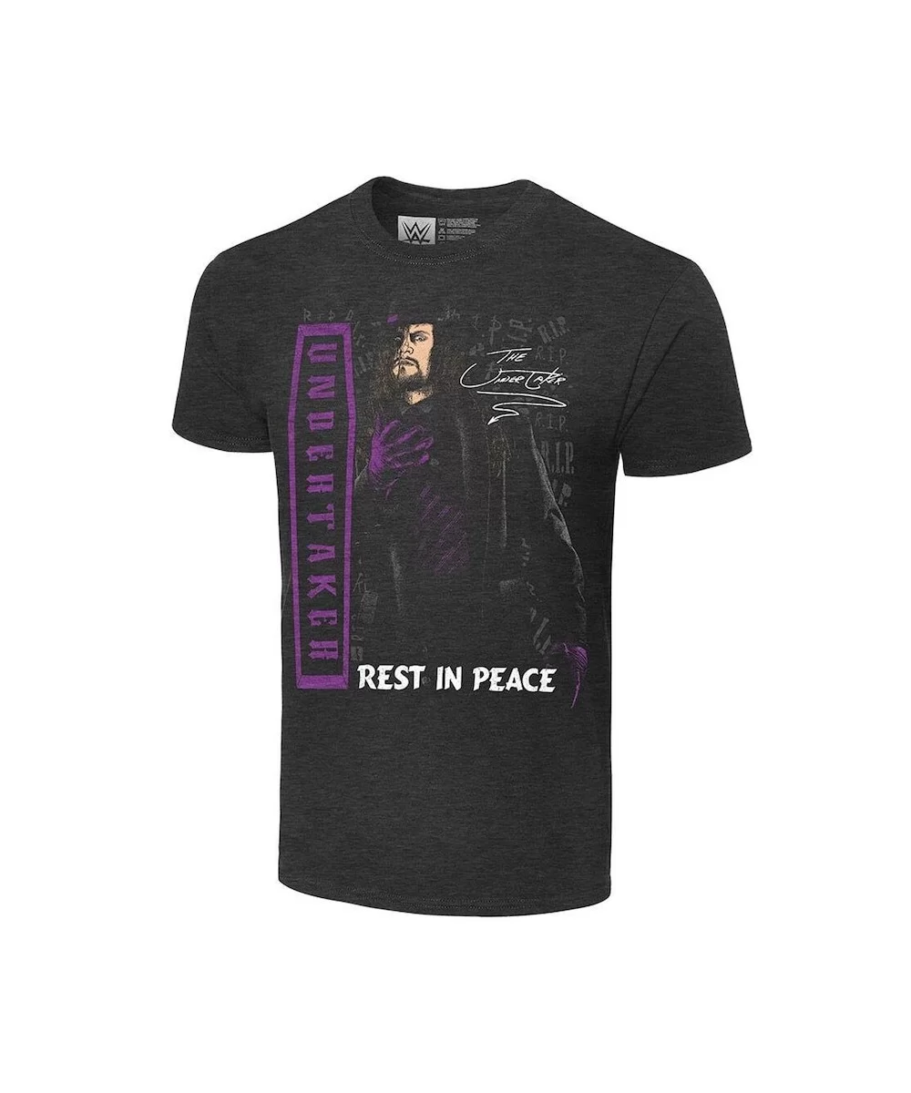 Men's Black The Undertaker Legends T-Shirt $10.32 T-Shirts