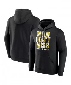 Men's Fanatics Branded Black Carmelo Hayes Melo Don't Miss Pullover Hoodie $12.00 Apparel