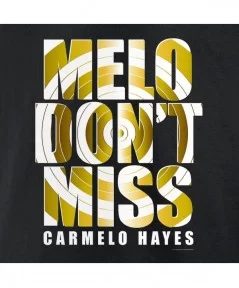 Men's Fanatics Branded Black Carmelo Hayes Melo Don't Miss Pullover Hoodie $12.00 Apparel