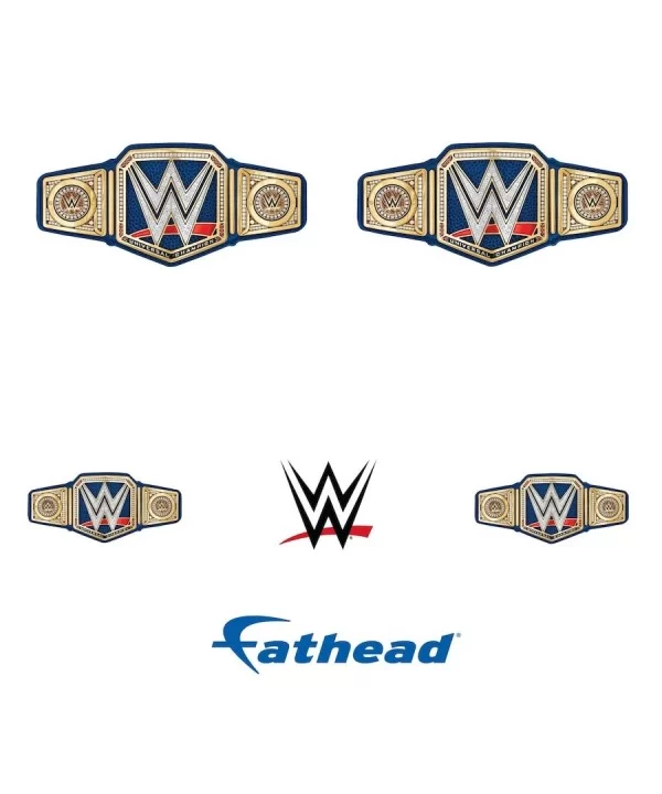 Fathead WWE SmackDown Universal Championship Belt Five-Piece Removable Mini Decal Set $10.80 Home & Office