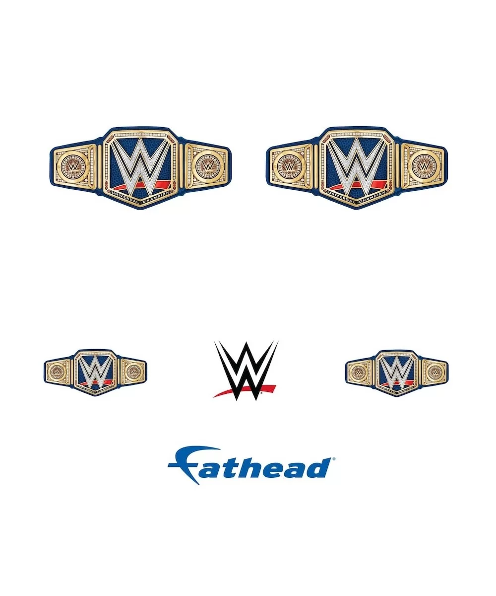 Fathead WWE SmackDown Universal Championship Belt Five-Piece Removable Mini Decal Set $10.80 Home & Office