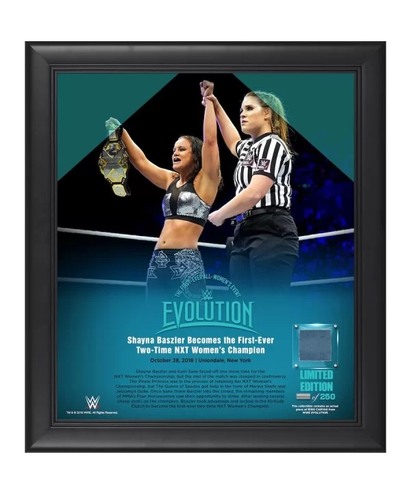 Shayna Baszler WWE 15" x 17" 2018 Evolution Collage with a Piece of Match-Used Canvas - Limited Edition of 250 $19.04 Collect...