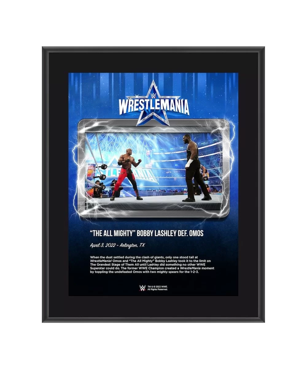 Bobby Lashley 10.5" x 13" WrestleMania 38 Night 2 Sublimated Plaque $7.20 Collectibles