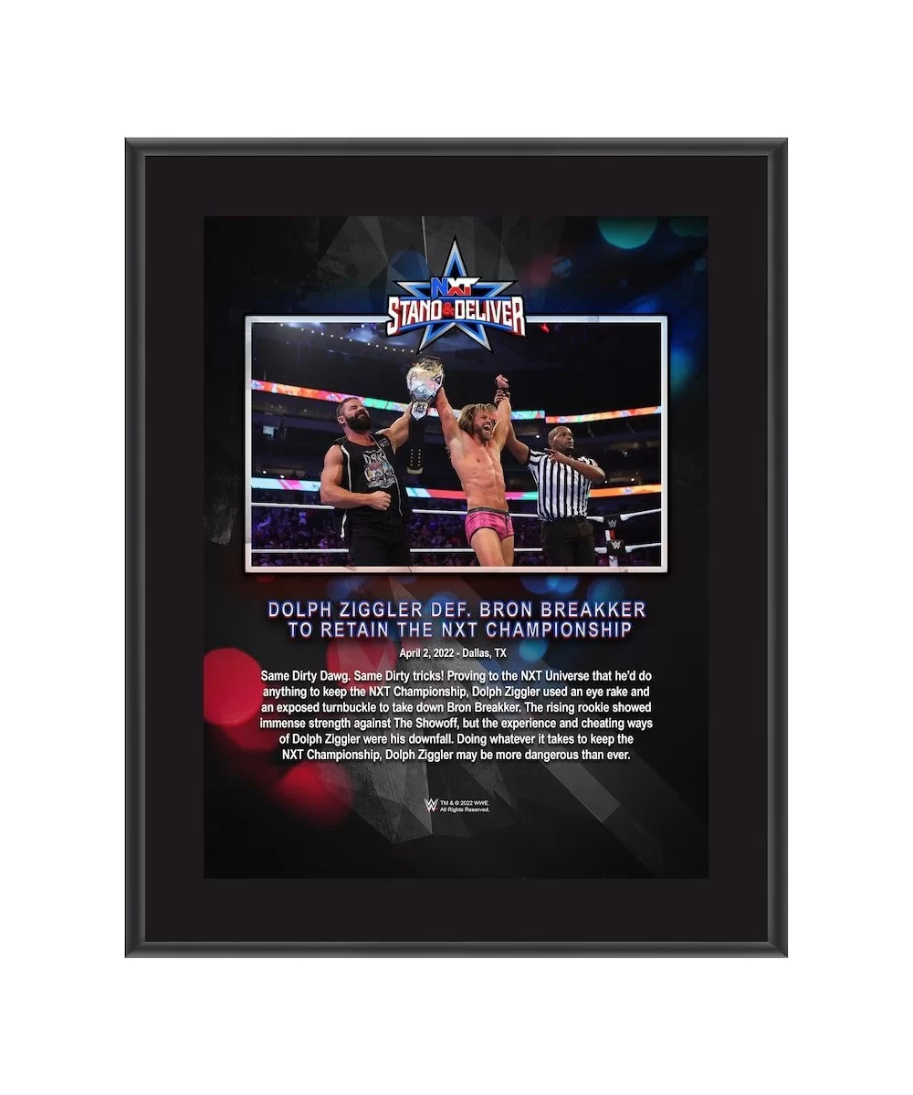 Dolph Ziggler 10.5" x 13" 2022 Stand & Deliver Sublimated Plaque $8.16 Collectibles