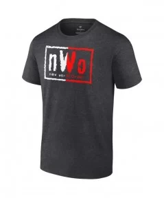 Men's Fanatics Branded Heather Charcoal nWo Split Logo T-Shirt $8.40 T-Shirts