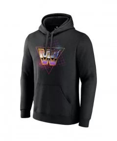 Men's Fanatics Branded Black WWE Retro Logo Pullover Hoodie $20.00 Apparel