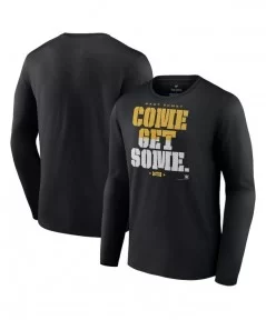 Men's Fanatics Branded Black John Cena Come Get Some Long Sleeve T-Shirt $10.92 T-Shirts