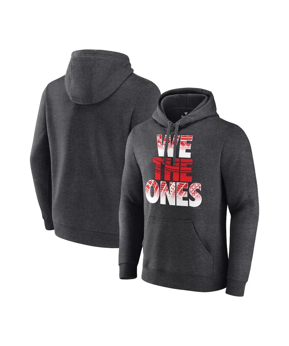 Men's Fanatics Branded Heather Charcoal The Bloodline We The Ones Pullover Hoodie $10.80 Apparel