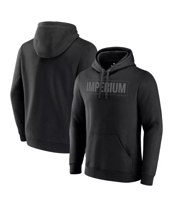 Men's Fanatics Branded Black Imperium Logo Pullover Hoodie $13.20 Apparel