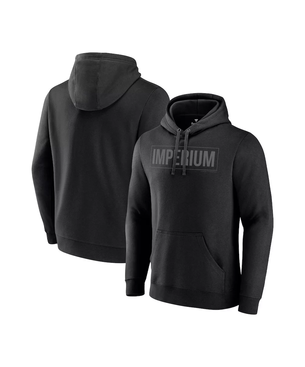 Men's Fanatics Branded Black Imperium Logo Pullover Hoodie $13.20 Apparel