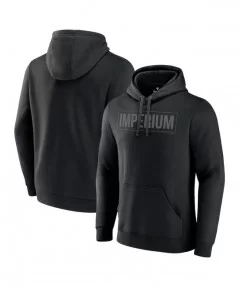 Men's Fanatics Branded Black Imperium Logo Pullover Hoodie $13.20 Apparel