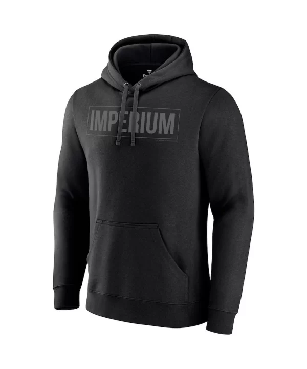 Men's Fanatics Branded Black Imperium Logo Pullover Hoodie $13.20 Apparel