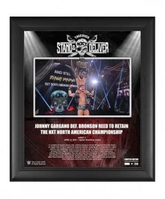 Johnny Gargano WWE Framed 15" x 17" NXT TakeOver: Stand and Deliver Collage - Limited Edition of 250 $27.44 Home & Office