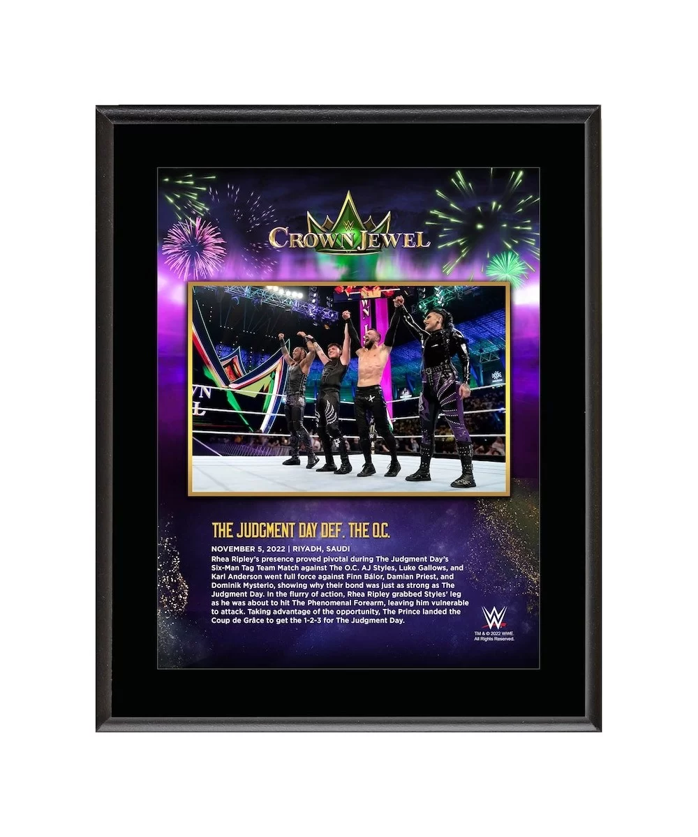 Judgment Day 10.5" x 13" 2022 Crown Jewel Sublimated Plaque $10.08 Home & Office