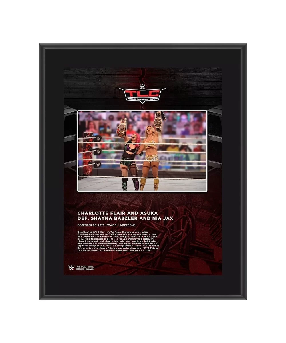 Asuka & Charlotte Flair WWE Framed 10.5" x 13" 2020 TLC Collage $11.04 Collectibles