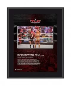 Asuka & Charlotte Flair WWE Framed 10.5" x 13" 2020 TLC Collage $11.04 Collectibles