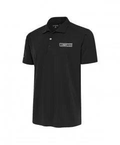 Men's Antigua Charcoal WrestleMania Retro Logo Big & Tall Tribute Polo $24.00 Apparel