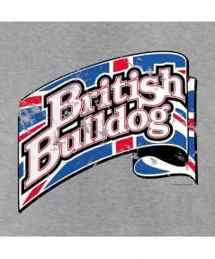 Men's Fanatics Branded Heather Gray British Bulldog Flag T-Shirt $6.94 T-Shirts