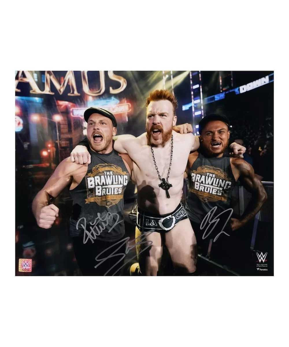 The Brawling Brutes WWE Autographed 16" x 20" Ring Entrance Photo $48.88 Home & Office