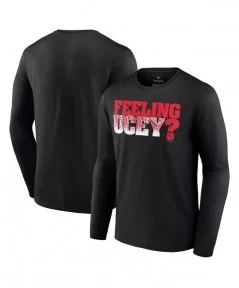 Men's Fanatics Branded Black The Bloodline Feeling Ucey? Long Sleeve T-Shirt $12.88 T-Shirts