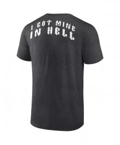 Men's Fanatics Branded Heather Charcoal The Undertaker Taker's Tattoo Shop Retro T-Shirt $9.84 T-Shirts