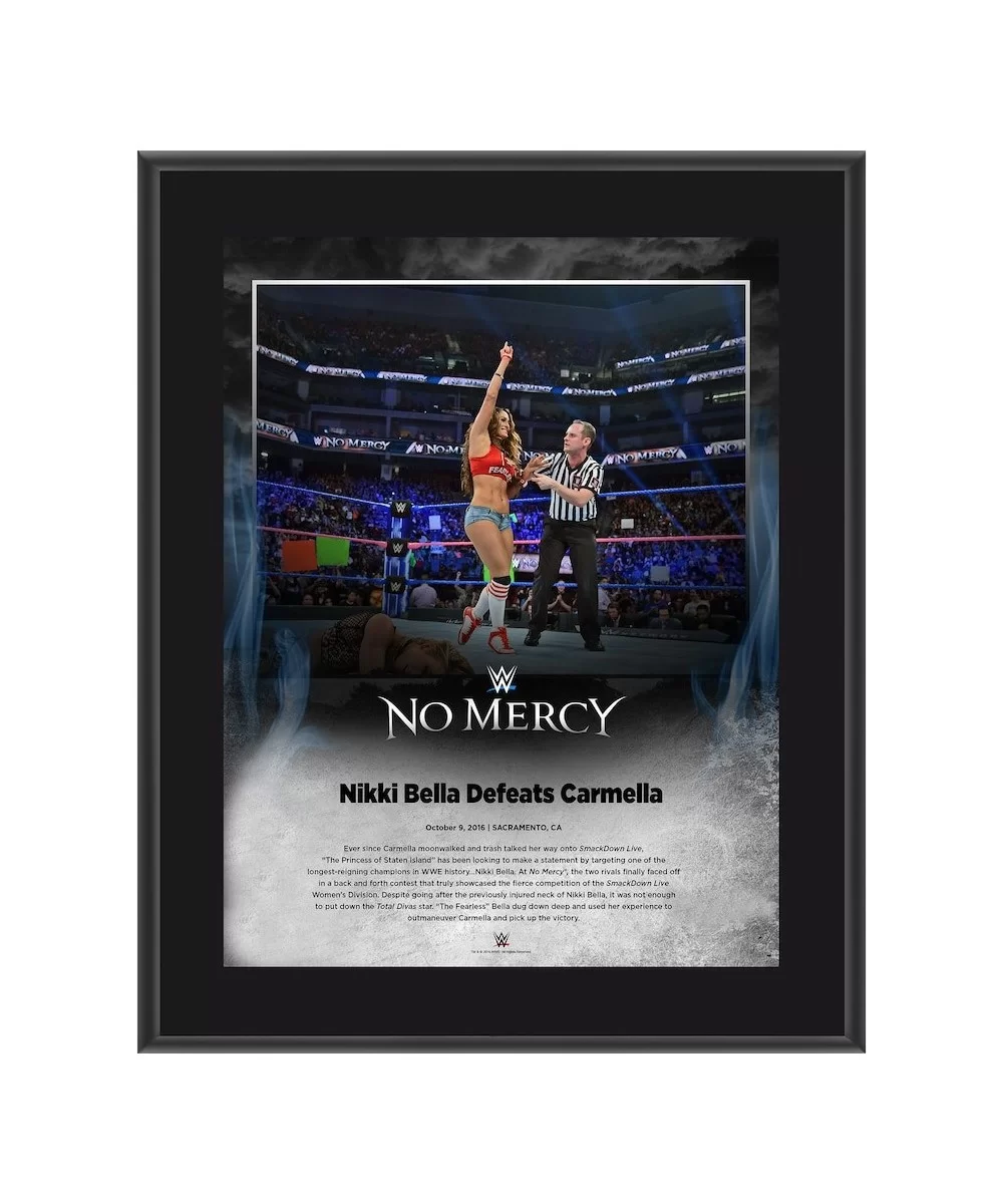 Nikki Bella Framed 10.5" x 13" 2016 No Mercy Sublimated Plaque $9.60 Collectibles