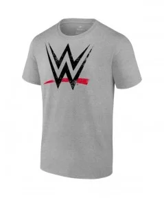 Men's Fanatics Branded Heather Gray WWE Distressed Logo T-Shirt $7.92 T-Shirts