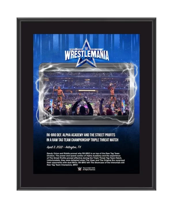 Randy Orton 10.5" x 13" WrestleMania 38 Night 2 Sublimated Plaque $7.44 Collectibles