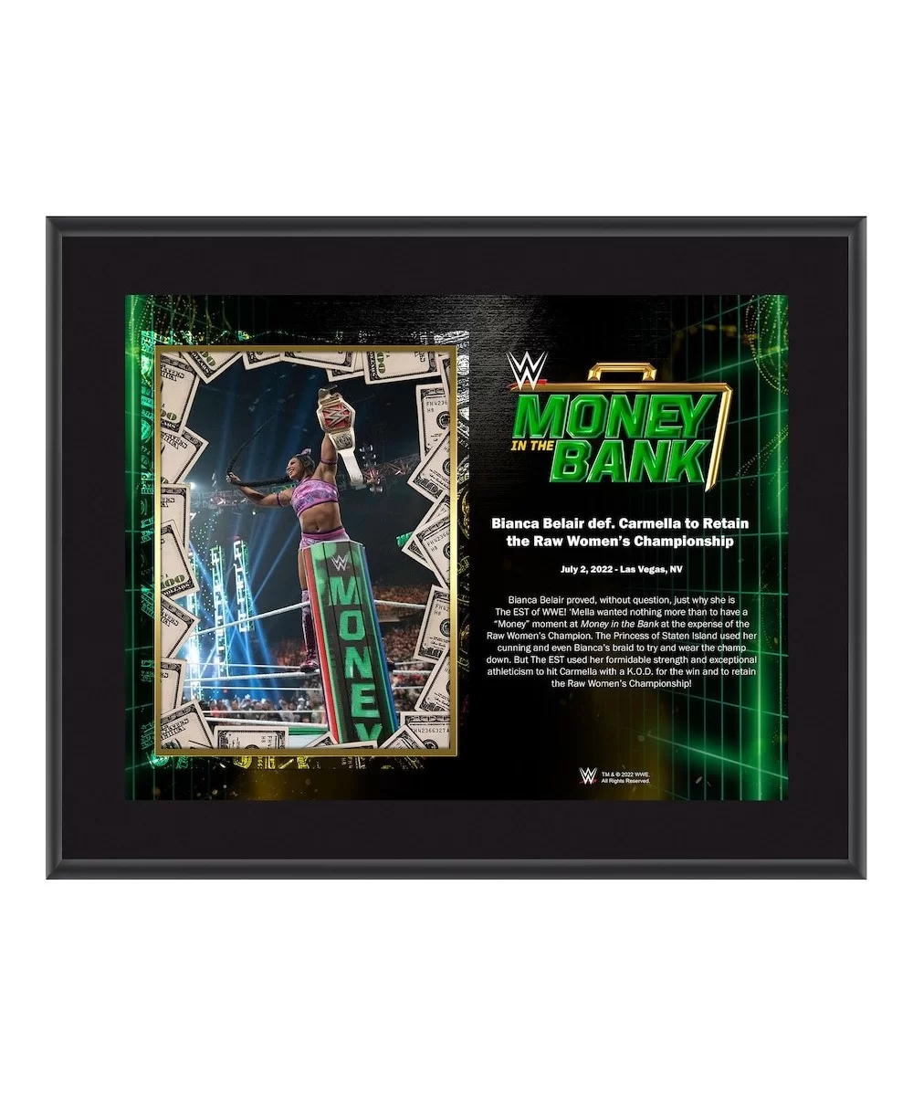 Bianca Belair Framed 10.5" x 13" 2022 Money in the Bank Sublimated Plaque $10.32 Collectibles