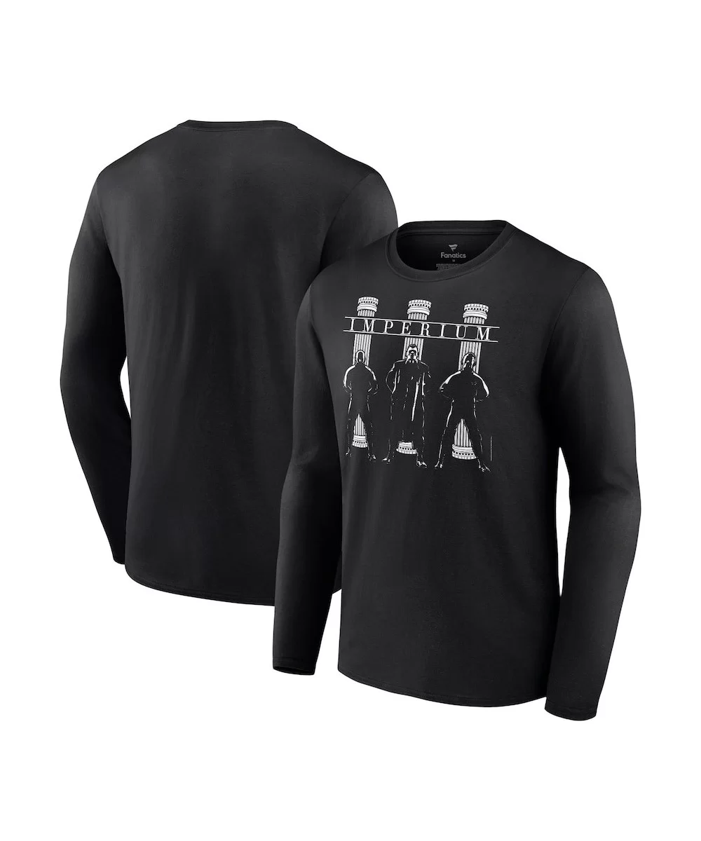 Men's Fanatics Branded Black Imperium Pose Long Sleeve T-Shirt $8.68 T-Shirts