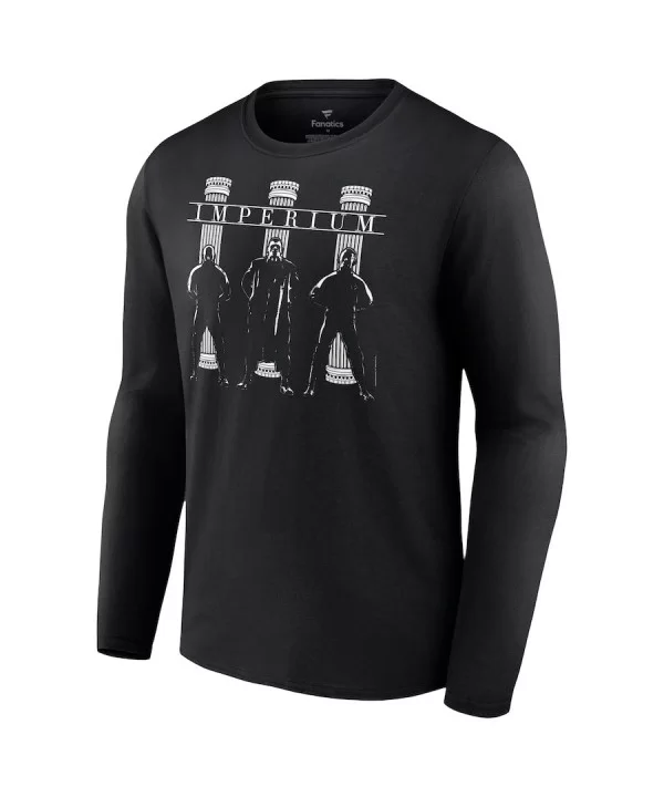 Men's Fanatics Branded Black Imperium Pose Long Sleeve T-Shirt $8.68 T-Shirts