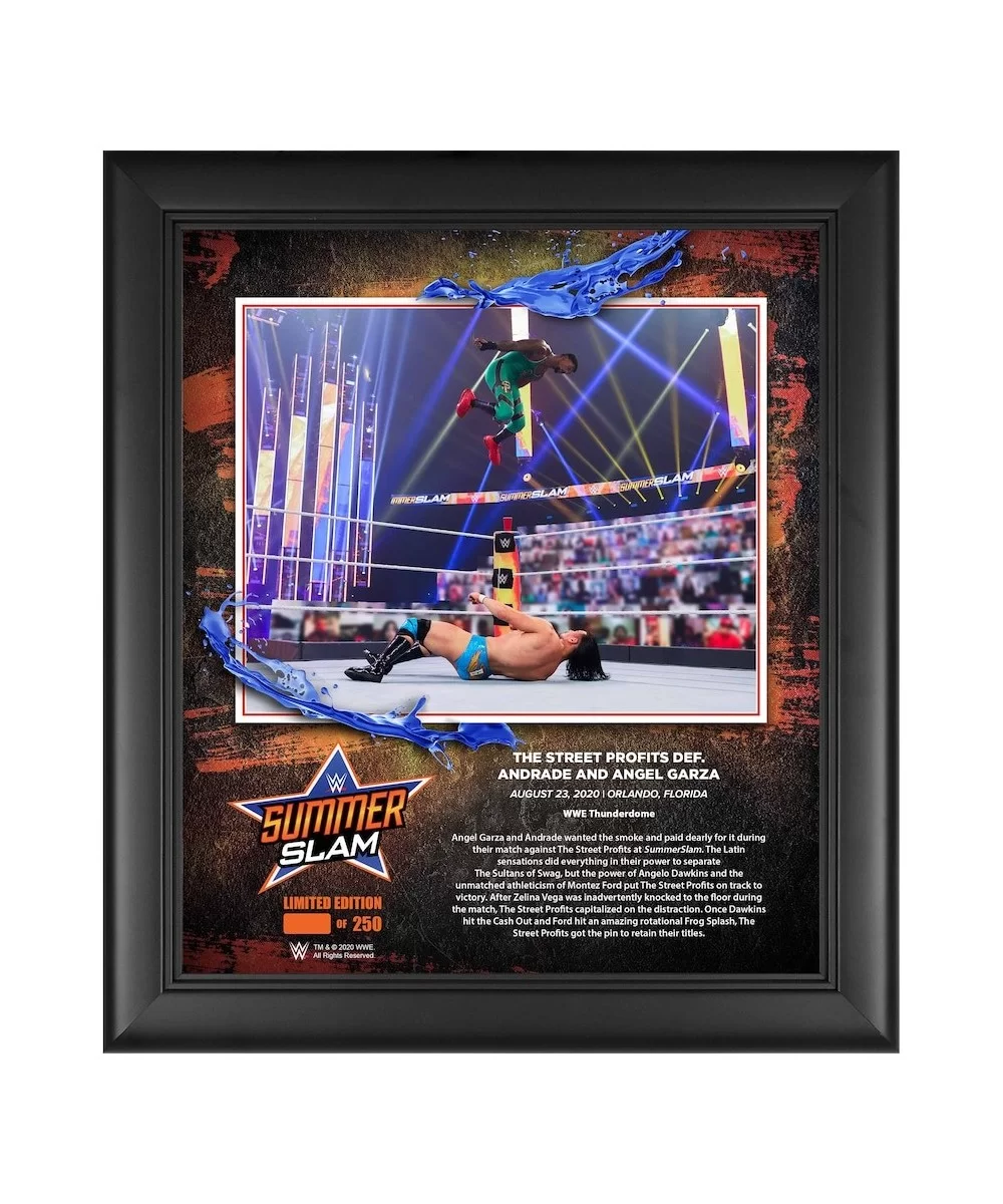 Street Profits WWE Framed 15" x 17" 2020 SummerSlam Collage - Limited Edition of 250 $17.36 Home & Office