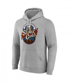 Men's Fanatics Branded Gray "Stone Cold" Steve Austin 101 Proof Label Pullover Hoodie $14.80 Apparel