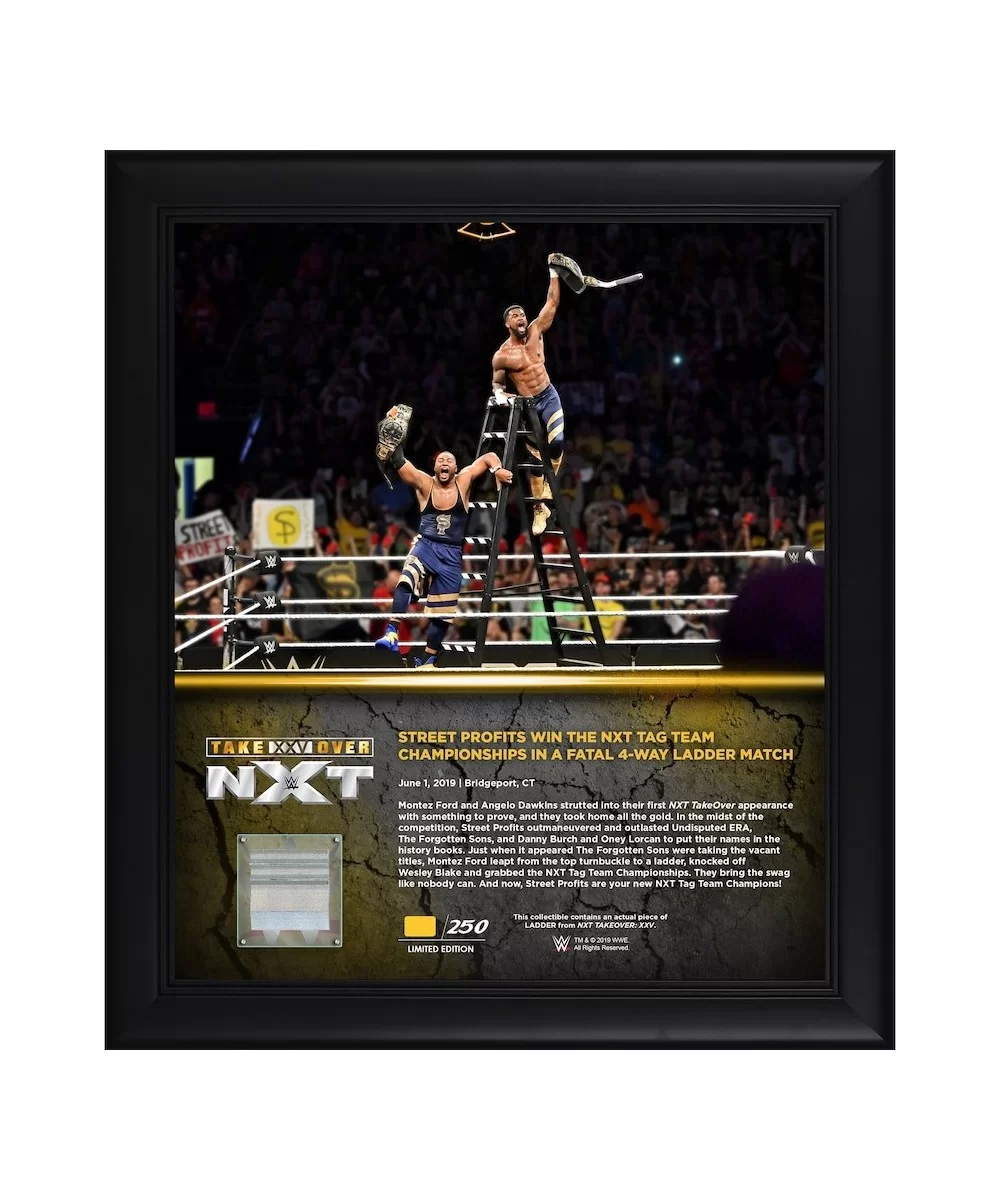 Street Profits WWE Framed 15" x 17" NXT TakeOver XXV Collage with a Piece of Match-Used Ladder - Limited Edition of 250 $22.4...