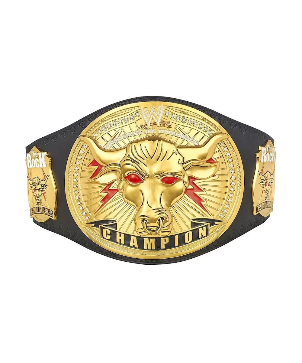 The Rock Brahma Bull Replica Championship Title Belt $136.00 Collectibles