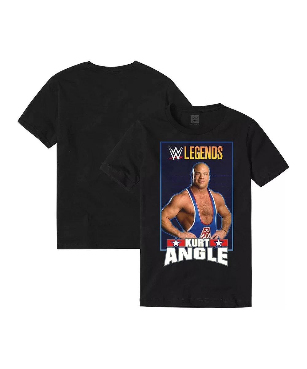 Men's Black Kurt Angle Legends T-shirt $6.68 T-Shirts