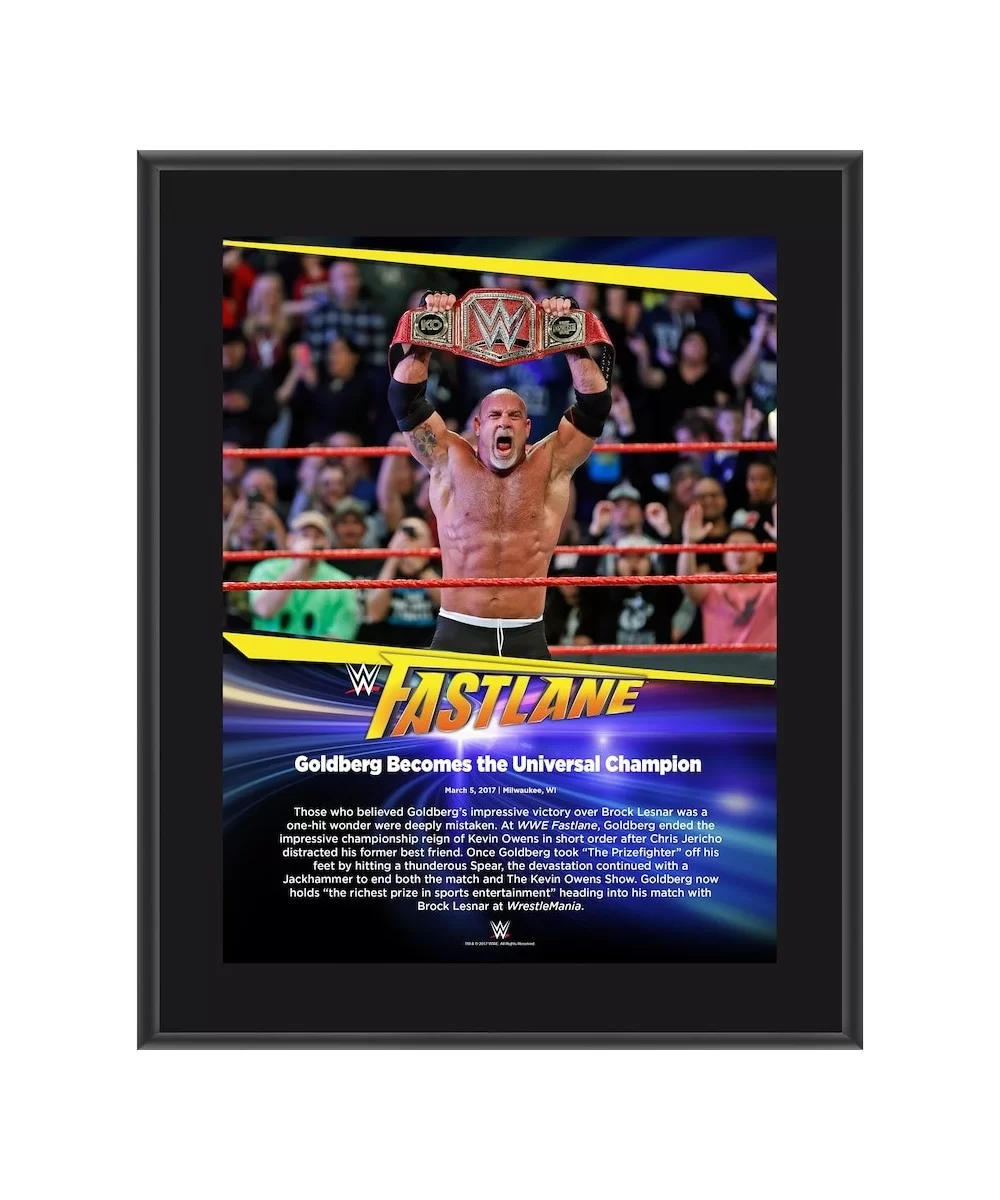 Goldberg 10.5" x 13" 2017 Fastlane Sublimated Plaque $9.84 Home & Office